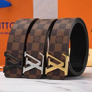 Cintura Louis Vuitton Marrone e Oro