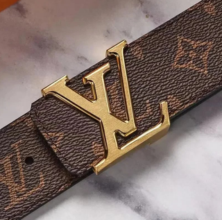 Cintura Louis Vuitton Marrone e Oro
