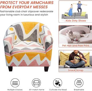 Funda de Sillón Elástica Chesterfield Moderno Colo