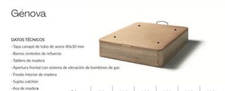 Canapé Génova 90x190cm