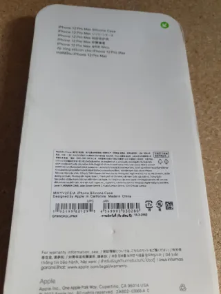 Custodia iPhone 12 Pro Max in silicone viola