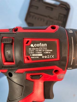 TALADRO ATORNILLADOR COFAN 12V