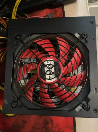 Fuente Alimentación PC 600W Ventilador silencioso
