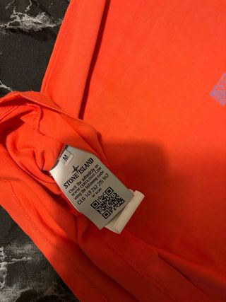 Camiseta Stone Island Roja Talla M