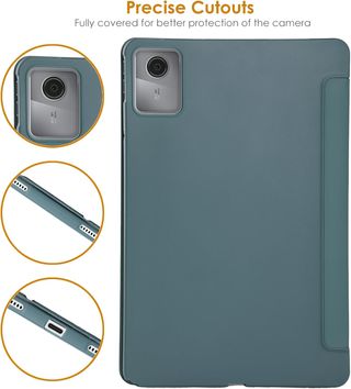 WD&CD Cuero Funda Compatible para Lenovo Tab M11,