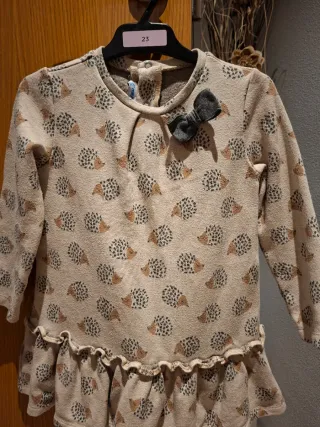 Vestido Mayoral niña erizos entretiempo