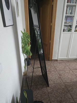 Espejo de pie Ikea Karmsund negro Ciudad Real