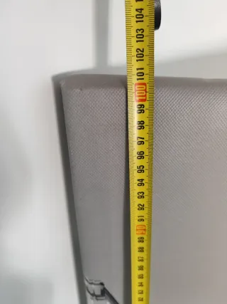 Cuadro Lienzo Gran Vía Madrid Blanco y Negro