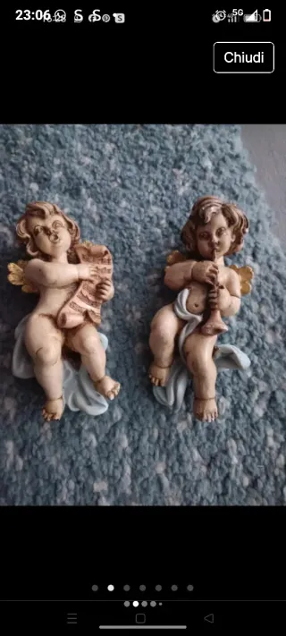 Coppie angioletti decorativi