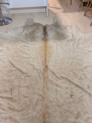 Alfombra Piel Beige y Marrón