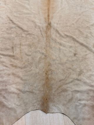 Alfombra Piel Beige y Marrón