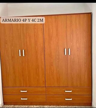 Armario 4 puertas y 4 cajones