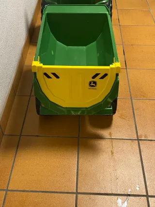 Tractor John Deere Juguete con Remolque