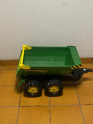 Tractor John Deere Juguete con Remolque