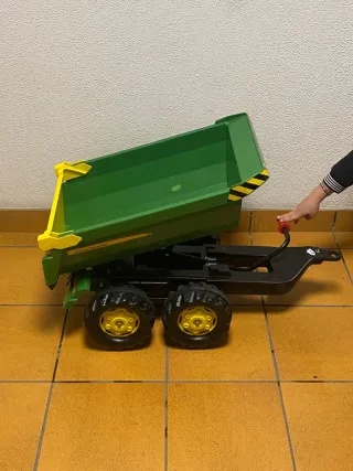 Tractor John Deere Juguete con Remolque