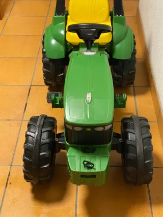 Tractor John Deere Juguete con Remolque