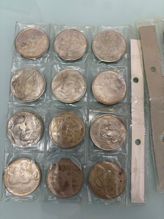 Lote Reproducciones Monedas Históricas y Zodiac