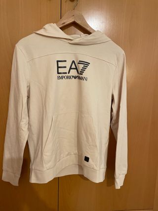 sudadera emporio armani beige  real