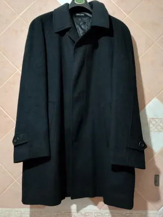 Cappotto uomo nero