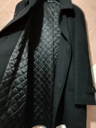 Cappotto uomo nero