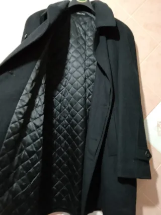 Cappotto uomo nero