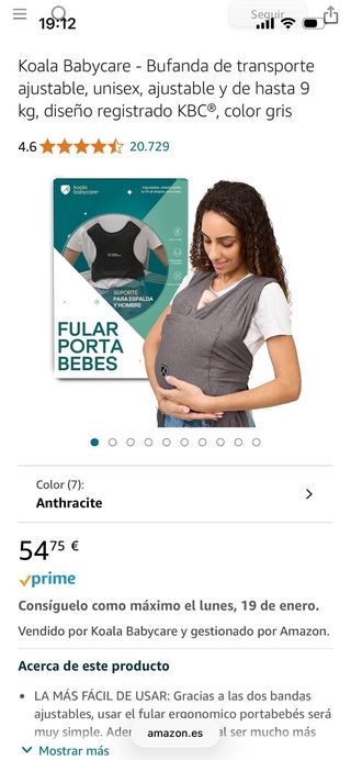 Fular Koala Babycare Cuddle Band 9kg