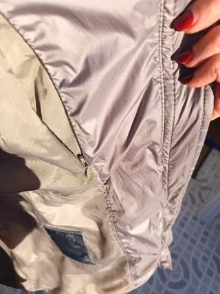 Abrigo Geox Plumas Talla 44 Beige