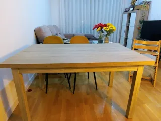 Mesa comedor extensible madera
