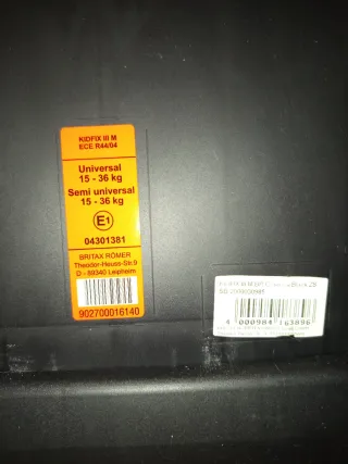 2 Sillas coche Britax Römer Kidfix III M