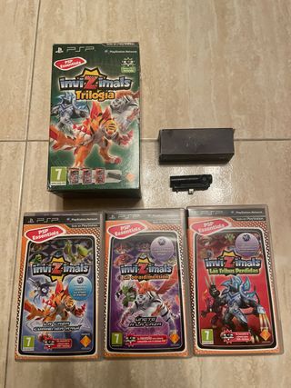 Pack Invizimals PSP Trilogía + Cámara PSP