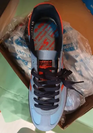 Adidas Manchester Azul/Rojo Hombre