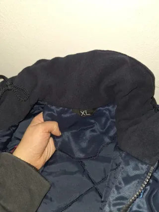 Abrigo cámara congelado negro/azul