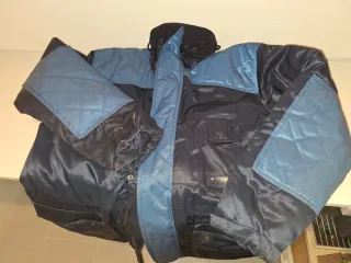 Abrigo cámara congelado negro/azul