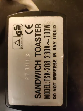 Sandwichera doble poco uso