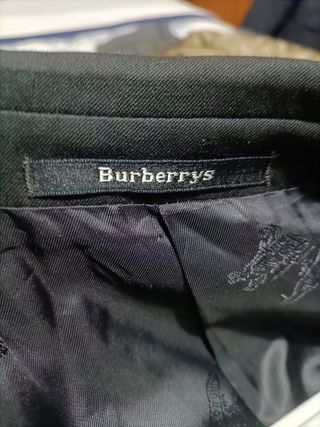 Americana Burberry Hombre Talla 56 Negra