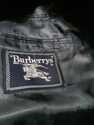 Americana Burberry Hombre Talla 56 Negra