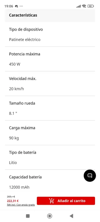 Patinete eléctrico Ninebot Kick scooter  E2 II