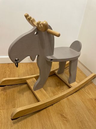 Reno balancín Ikea madera