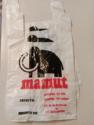 3 bolsas de supermercado Mamut coleccionista