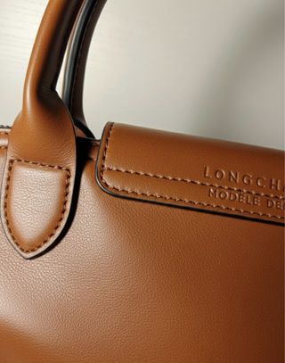 Bolso Longchamp Cuero Marrón