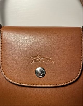 Bolso Longchamp Cuero Marrón