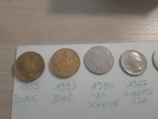 Lotto di monete straniere