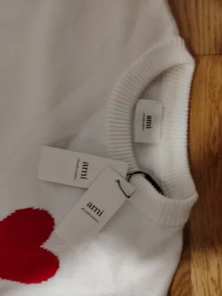 Jersey Ami Paris Corazón Rojo