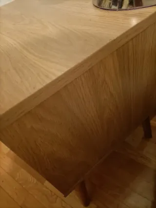 2 Mesitas de noche nórdica 2 cajones