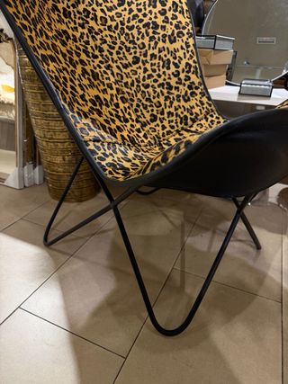Silla Metal Leopardo