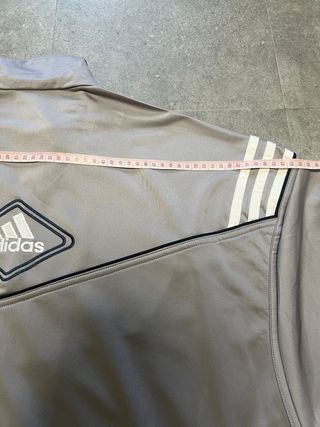 Chaqueta Adidas Vintage Gris y Negra