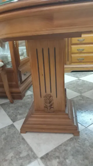 Mueble de salón de madera maciza