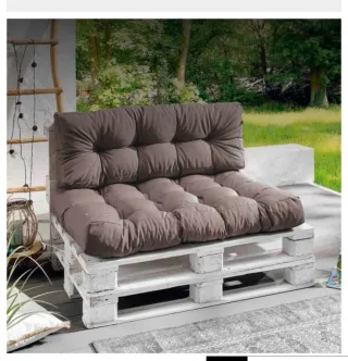 Cojines modulares para palets beige/gris lidl