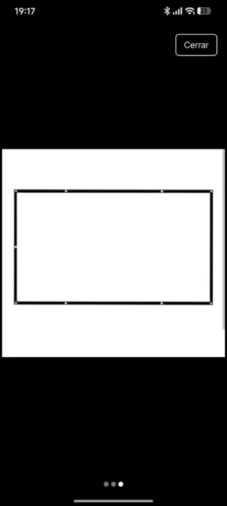 Pantalla Proyección Simple 100/120 Pulgadas