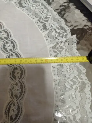 Mantellina pizzo donna per pettinarsi, vintage